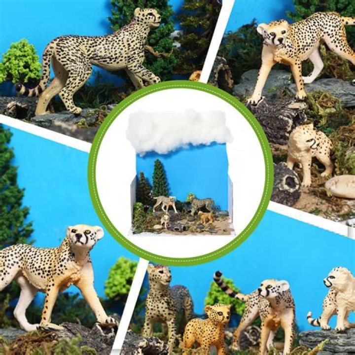 Cheetah Habitat Diorama: A Window into the Wild